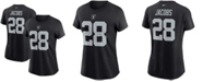 Nike Women's Josh Jacobs Black Las Vegas Raiders Name Number T-shirt